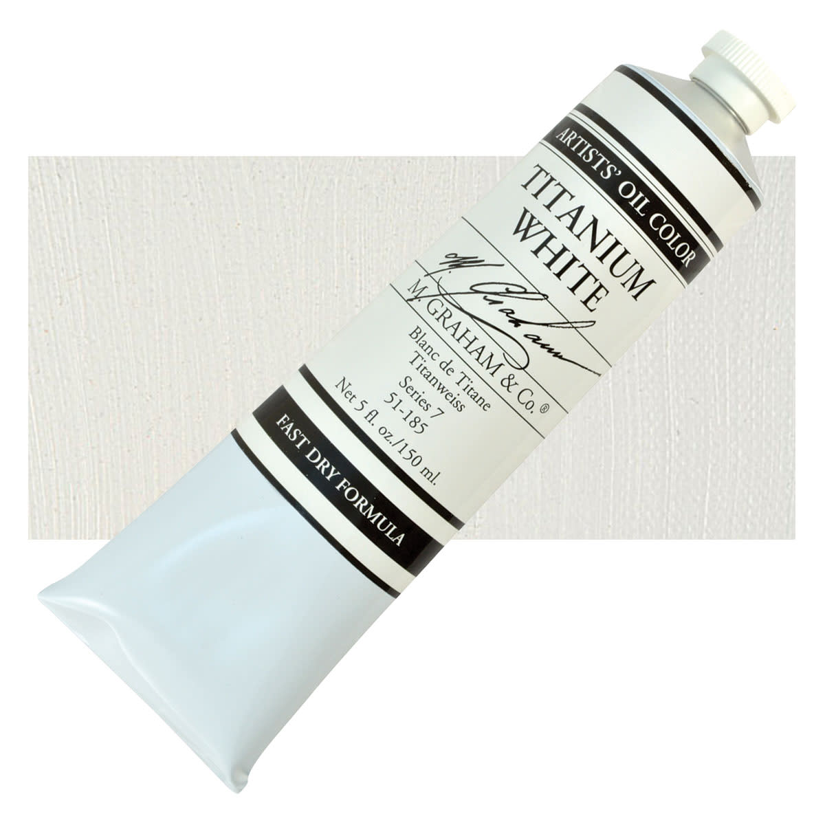 Rapid Dry Titanium White Oil Paint 150ml