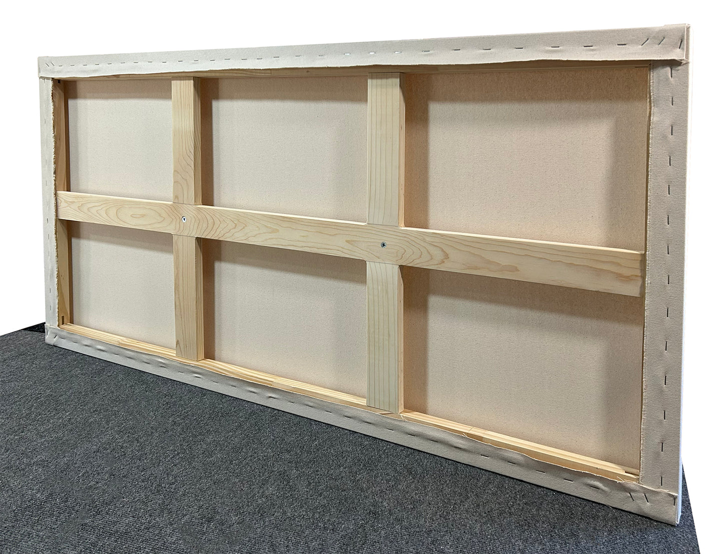 Deep 1.5" Unprimed Cotton Stretched Canvas