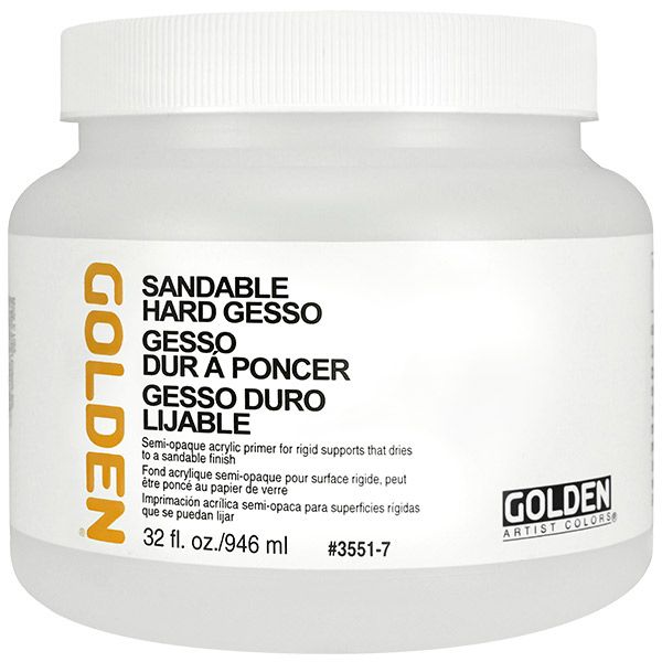 Sandable Hard Gesso